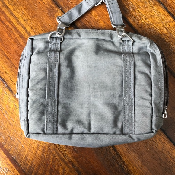 Baggallini Gray Yellow Travel Crossbody Bag - Picture 6 of 8